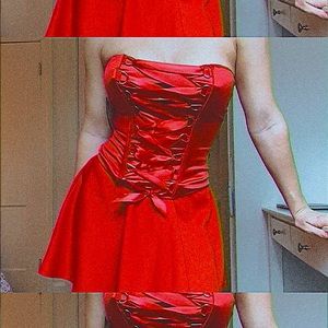 NWT Spirit Halloween Red Corset size M